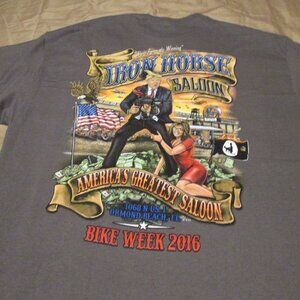 Iron Horse Saloon "Donald Trump" Bike Week 2016 T-Shirt
